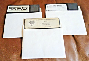 Apple II Bill Budges Space Album & 2 others 5.25" Game California Pacific