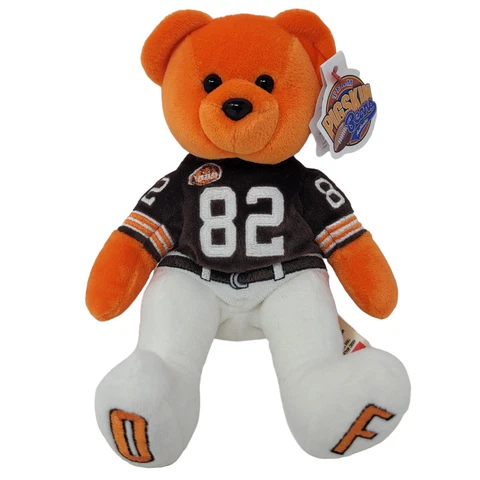 1999 Pigskin Team Bears Plush Ozzie Newsome 82 NFL Cleveland Browns Football New Cover