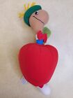 Vintage 1995 Lowly Worm Apple The Busy World of Richard Scarry Gund Plush Toy