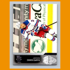Tarjeta de hockey Kaapo Kakko #121 2021 Upper Deck New York Rangers NHL CASI NUEVA - Imagen 1 de 3