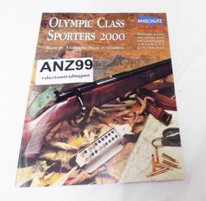 Anschütz Factory Catalog 11 Page Exc 2000 AcuSport Rifles Accessories Free ship - Picture 1 of 5