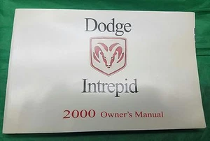 2000 00 DODGE INTREPID OWNERS Owner’s MANUAL GUIDE BOOK HANDBOOK WITH CASE - Bild 1 von 10