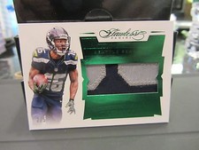 Panini Flawless Game Worn Jersey Seahawks Tyler Lockett   2/5   2016