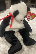 Ty Beanie Baby ðŸ’ŽFortune Panda Bear from 1997 Rare & Retired! ðŸ”¥Mint! ðŸ�» Error!