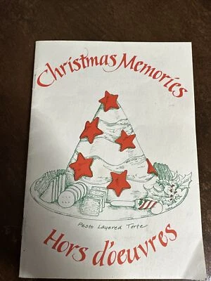 Christmas Memories Cookbook Hors d’oeuvres Mystic Seaport Museum Members pamphle - Photo 1/4