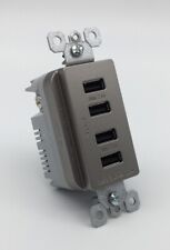 Legrand Pass & Seymour USB Charger Quad TM8USB4-NICC6