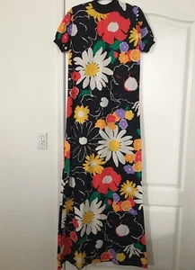Maxi Vestido Floral Vintage Multicolor Mediano - Imagen 1 de 15