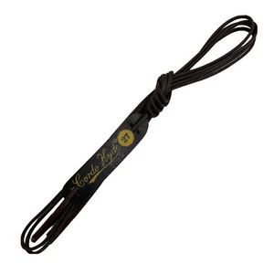 Cordo-Hyde Vintage Shoelaces 27" USA-Made One Pair, Brown or Black, Stays Tied! - Picture 1 of 16