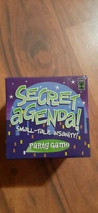 2004 Lagoon games Secret Agenda small talk party game new fast free shipping - Picture 1 of 1