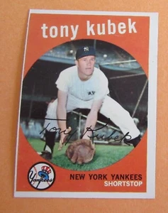 1959 Topps Tony Kubek (New York Yankees) #505 EX/NRMT - Imagen 1 de 2