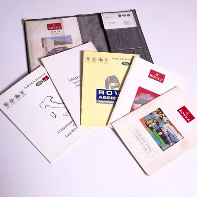 Manuale d'istruzioni Rover 600 Land Rover 1994 6 libretti e portalibretto pelle - Immagine 1 di 4