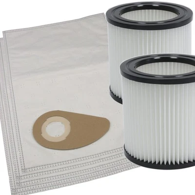 DECLEAN Staubsaugerbeutel Filter kompatibel mit Nilfisk Buddy II 12 18 T INOX