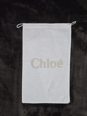 Chloe防尘袋14x8白色存储旅行罩 — 第 1/4 张图片