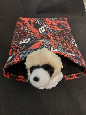 Saco arrugado hurón - patrón Nascar Speedway 10"x12" Foto 1 de 4