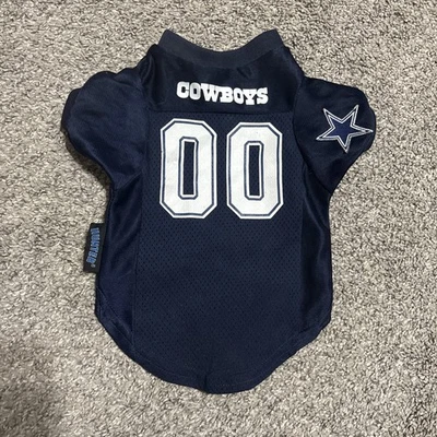 全新 无标签 尺寸 小号 达拉斯牛仔 宠物球衣 — 第 1/4 张图片