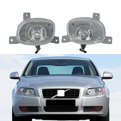 2 PIEZAS Nuevo parachoques delantero luz antiniebla lámpara de conducción lente transparente para Volvo S80 1999-2006 Foto 1 de 4