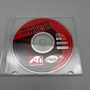 Vintage ATI Mac OS Install CD Drivers Rage Graphics Ver 420 180-G01043-420 - Picture 1 of 6