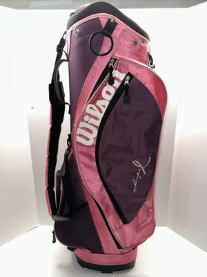 Carro de transporte bolsa de golf Wilson Hope Breast Cancer Awareness para damas púrpura rosa usado Foto 1 de 4