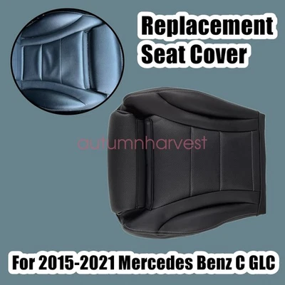 Cubierta de asiento de cuero inferior del conductor 2015-2021 para Mercedes Benz W205 GLC300 GLC350 Foto 1 de 4