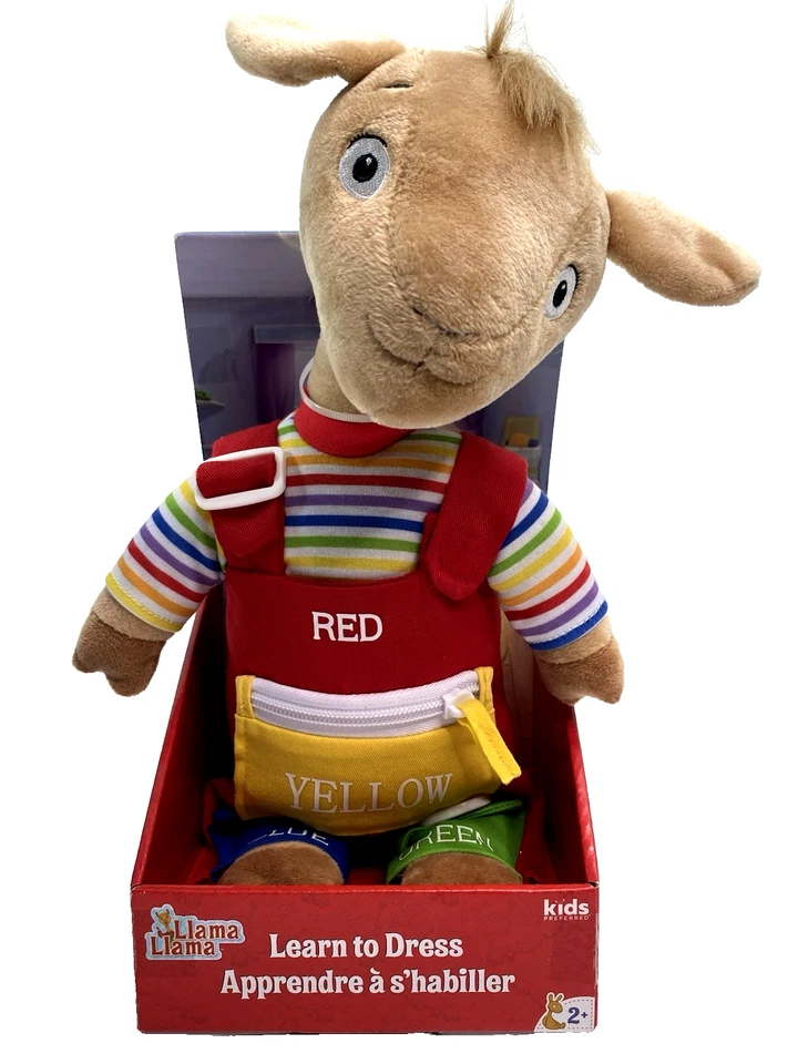 NIB Llama Llama Learn To Dress Colors Preschool 16" Plush Kids Preferred 2019 #A - Image 1 of 4