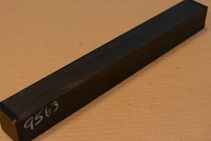 Ébano, Gabón TORNEADO STOCK 13-1/4 x 1-7/16 x 1-7/16 cuadrado en blanco exótico #9563 - Imagen 1 de 4