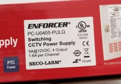 ENFORCER SECO-LARM PC-U0405-PULQ 5A @ 12VDC 4 Output - Image 1 of 4