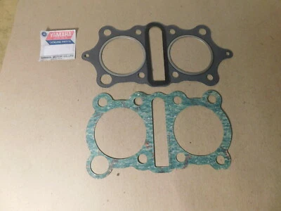  NOS Cylinder Head & Base Gasket SET -  Yamaha 1976 1977 XS360 - Image 1 of 3