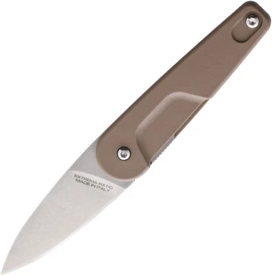 Navaja de Bolsillo Extrema Ratio BDO R Linerlock Desert Tan Plegable Bohler N690 0459DW Foto 1 de 2