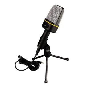 3 .5MM Retro Microphone Computer Recording Desktop with Holder Clip - Afbeelding 1 van 4