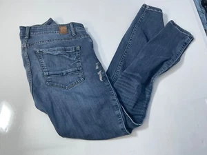 Vintage Sale Women’s size 28 R BUCKLE Blue JEANS pants BKE skinny Payton denim - Picture 1 of 12
