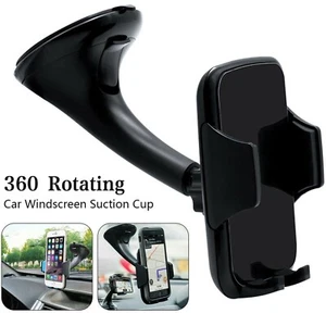 Samsung Galaxy A56 A36 A26 A16 A17 Car Windscreen 360 Phone Holder Suction Mount - Picture 1 of 9