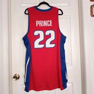 Vintage Detroit Pistons Tayshaun Prince Reebok NBA Jersey Men's XL Red - Picture 1 of 4