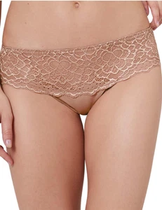 Simone Perele Caresse Shorty Brief 12A630 Luxury Knickers Lingerie Preppy Nude