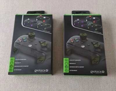 2 NEW Gioteck Thumb Grips Mega Pack 4 Sets precise fit Xbox  ACTION BOOST - Image 1 of 4
