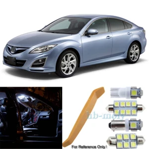 For Mazda 6 02-07 Premium LED Interior Light Kit 10 SMD Bulbs White Sedan Kombi - Picture 1 of 10