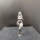 Chinese Antique Bronze Bronze Statue Hand-carved Nude Girl Body Art Ornament