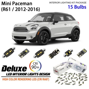 Deluxe LED Lights for R61 2012-2016 MINI Paceman White Interior Dome Light Kit - Bild 1 von 8