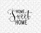 Home Sweet Home kitchen Wall Decal Vinyl Sticker Tattoo For Windows Glass Wall w