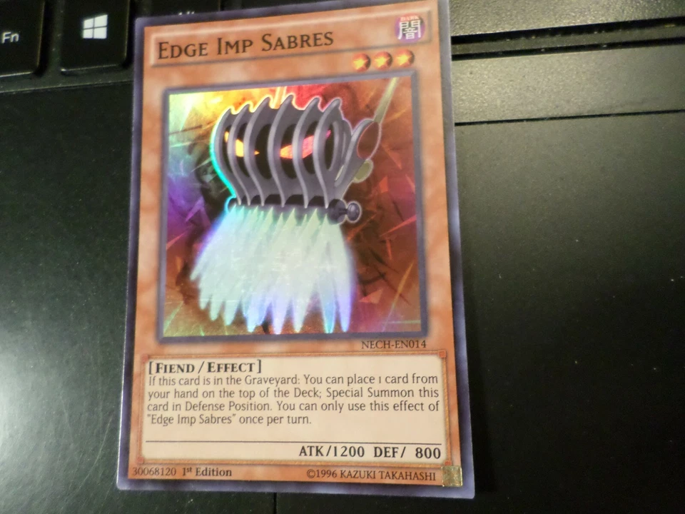 PT11 YUGIOH EDGE IMP SABRES NECH-EN014 1ST ED SUPER RARE NM - Image 1 of 1