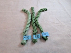 Gumnut Yarns "Buds" Lot of 3 100% Silk Greens H123 - Picture 1 of 2