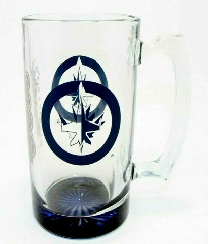 Winnipeg Jets Elite 25 oz Beer Glass Mug Stein Licensed Cup Boelter NHL Hockey Cover
