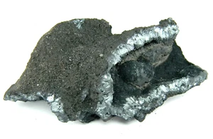 Espécimen mineral de geoda de pirolusita del norte de África 178,19 gramos - Imagen 1 de 7