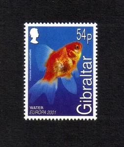 Gibraltar 2001 Goldfish single value (SG 971) MNH - Picture 1 of 1