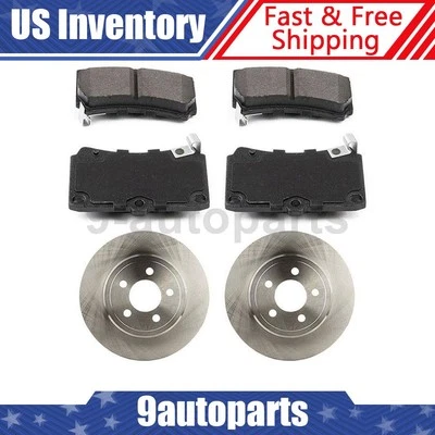 Rotores de freno de disco delanteros + pastillas de freno para Ford Aspire 1994 1995 1996 1997 Foto 1 de 4