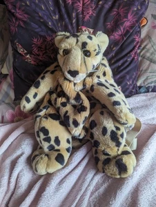 Born In Africa Toys Leopard Animal Plush Backpack Kids 42cm - Picture 1 of 12