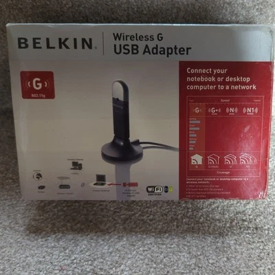 Belkin Wireless G USB Network Adapter  Complete In Box - Image 1 of 2