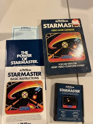 Starmaster (Atari 2600, 1982) Completo Na Caixa! Testado e limpo! - Imagem 1 de 2