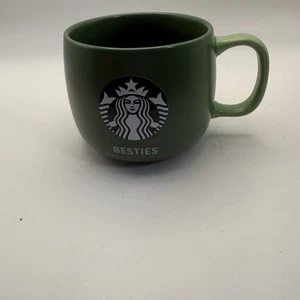 Starbucks Besties Tasse Green Siren 12 oz Tasse Stonewear 2020 Kaffee Best Friends - Bild 1 von 5