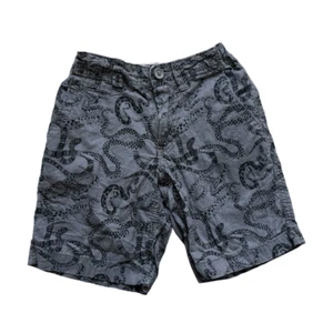 Youth Boys Pre-Vintage Gap Kids Snake Allover Print Chino Shorts - Sz 5 - Picture 1 of 2