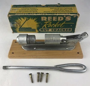 Vintage Reed's Rocket Nut Cracker W/ Origin Box Little Rock Arkansas USA R300 - Picture 1 of 20